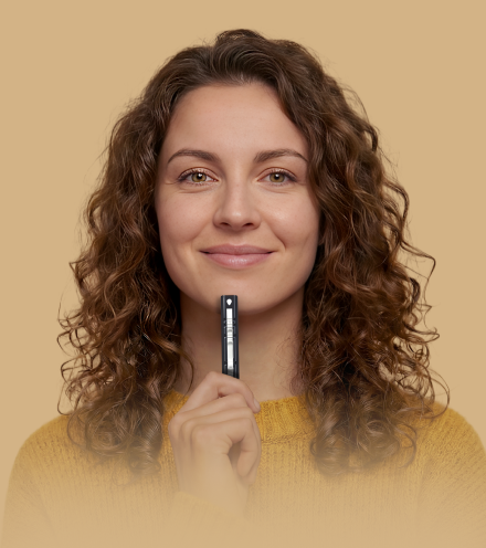 Woman using inne minilab