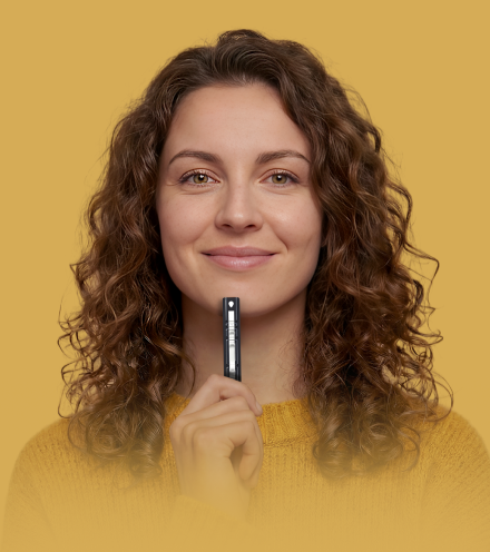 Woman using inne minilab